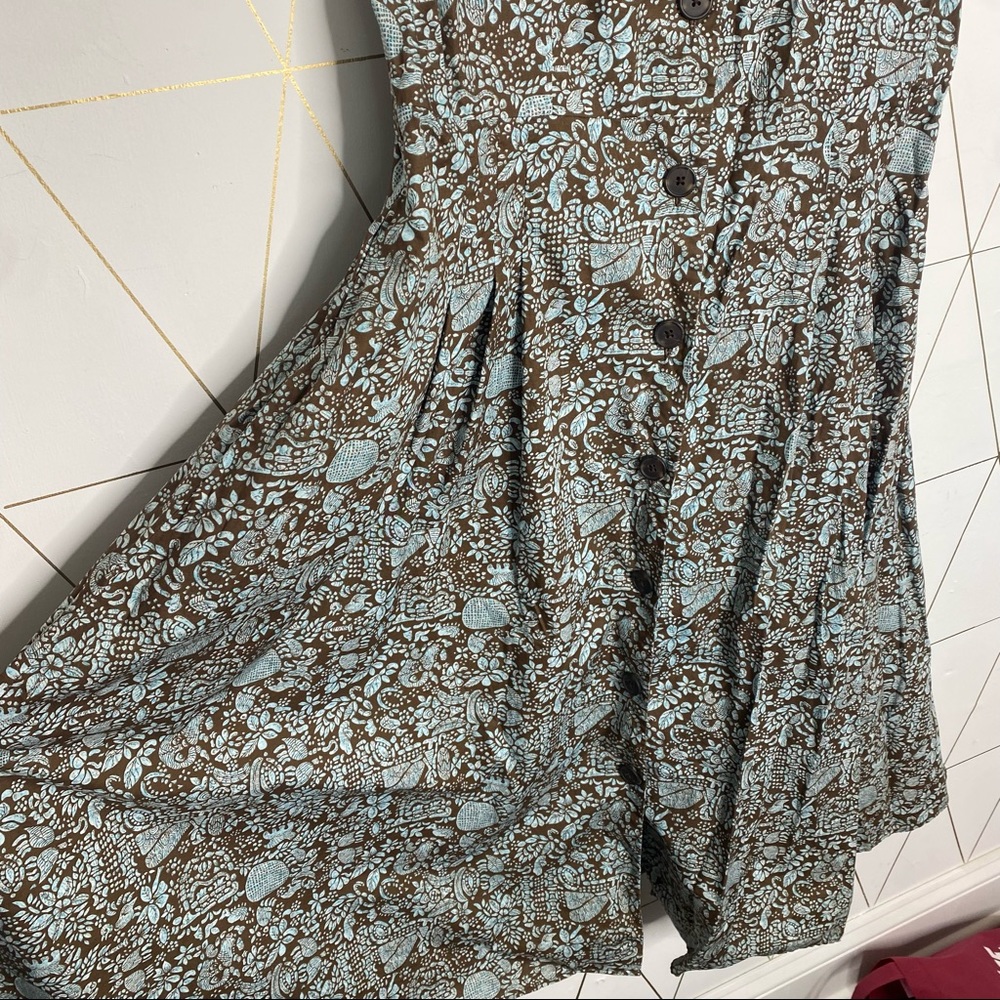 Peruvian Connection Size 14 Button Down Flowy Dre… - image 4